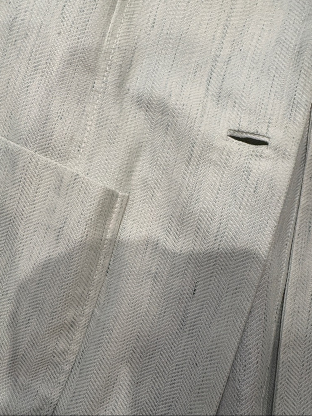 Lafayette 148 New York pale mint textured jacket - Picture 2 of 4